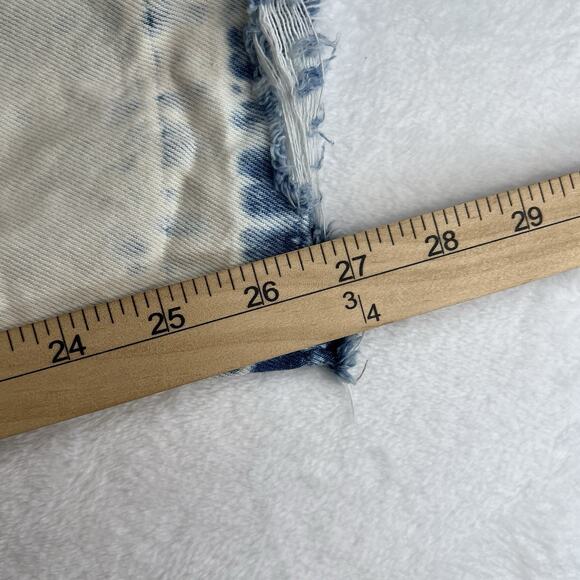 Vervet Sz 26 Flying Monkey Emma Mom Lightwash Jeans Straight Leg Denim Destroyed - Picture 11 of 13